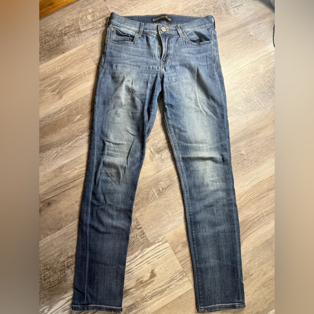 Express jeans mid rise